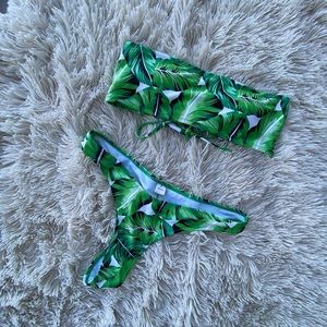 ZAFUL Lace Back Bikini